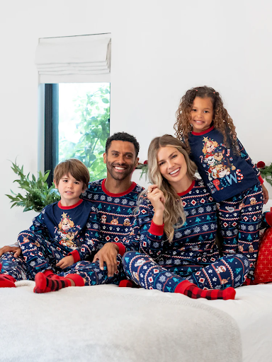 Holiday Memories Begin with Matching Xmas PJs for the Family
