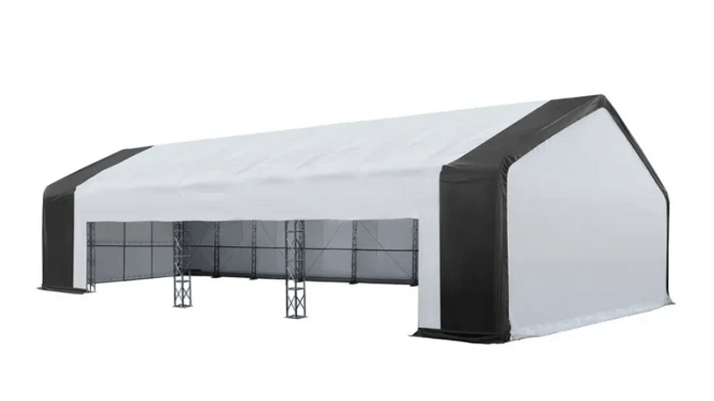 Dual Truss Storage Shelter Workshop: Large-Scale Covered Space for Equipment and Maintenance
