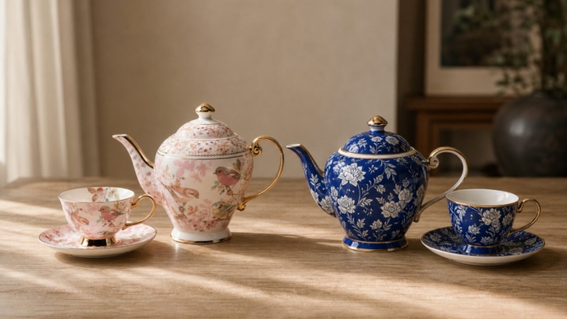 Bone China vs Porcelain Tea Sets