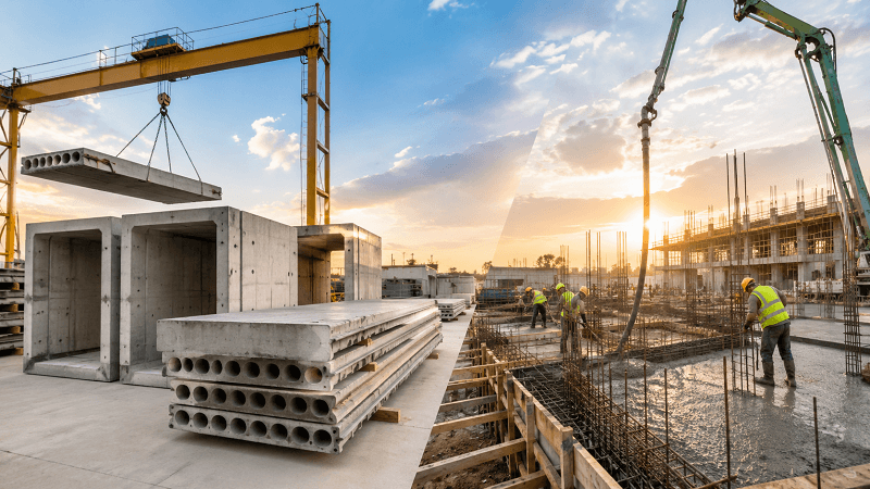 The Benefits of Precasting Concrete Rather than Curing On-Site